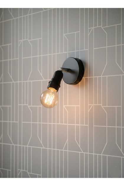 Natural Industrial Rustic Edison Living Room Wall Sconce with Rope Switch 220 V (Bulb Not Included)