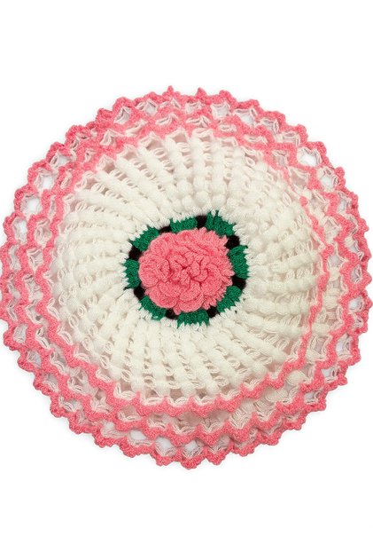 Hand-Knitted Dowry Washcloth - Bath Washcloth - Dowry Knit Washcloth