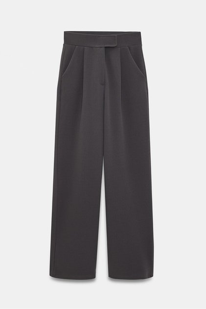 Women's High Waist Stretch Fabric Palazzo Pants - Velcro