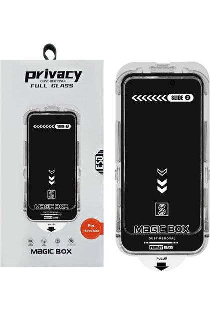 Magic Box Screen Protector for iPhone 16 Pro Max (Privacy)