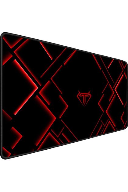 TEDNETGO Large Waterproof XXL Gaming Mouse Pad with Stitched Edge - Red