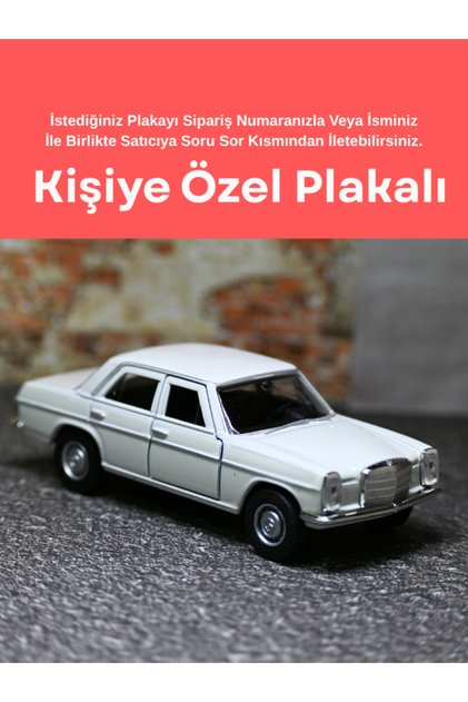 Mercedes E200 Metal Model Araba - Kişiye Özel Hediye E200 Oyuncak Araba