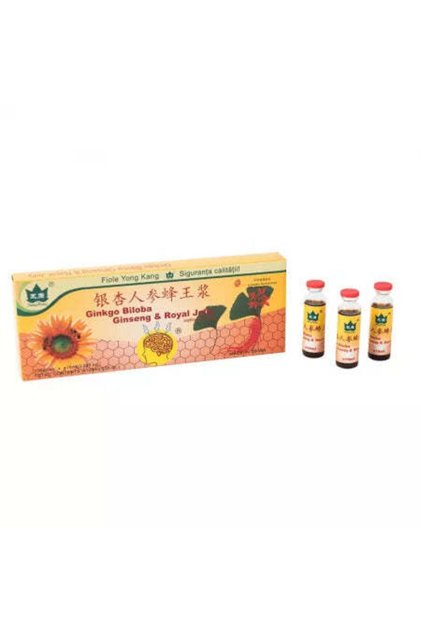 Fiole Ginseng Royal Jelly 10ml, 10Fi Buvabile, Yongkang China