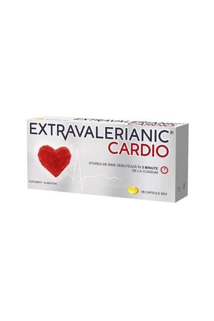 Extravalerianic Cardio, 15 capsule, Biofarm