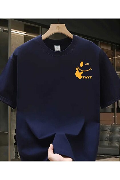 Winking Smiley Face Printed T-Shirt