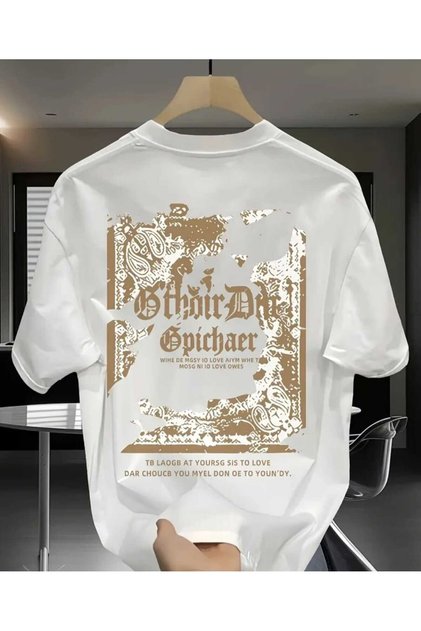 Gothic Bandana Pattern T-Shirt