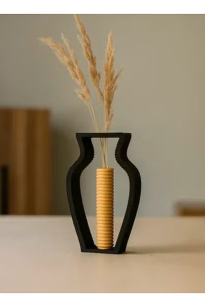 Modern Hollow Design Decorative Vase – 25 × 14.6 cm