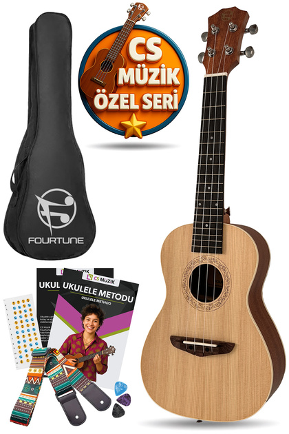Fourtune Sydra UKC-23NT Concert Ukulele Maun Hakiki Ağaç (ÖZEL