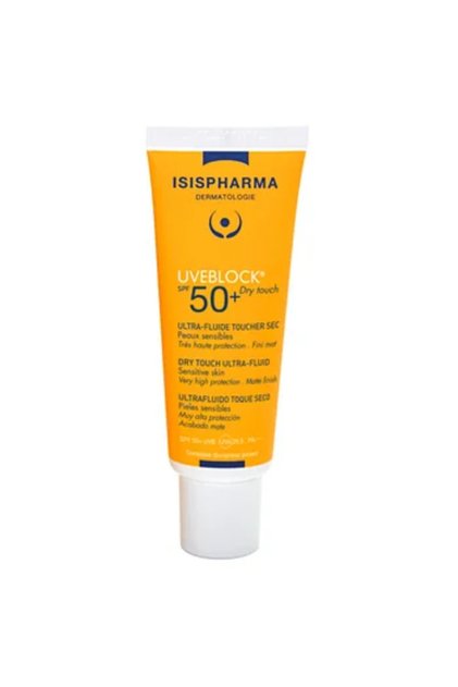 Protective fluid with mattifying effect with SPF 50+ UVEBLOCK sun protection, 40 ml, Isis Pharma