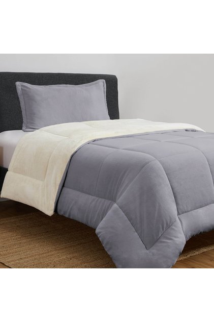 SOSOFT | Winter Fur Quilt Set (Single, 2 Pieces)