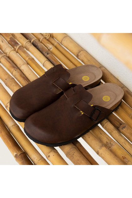 Riva Light Brown Clogs