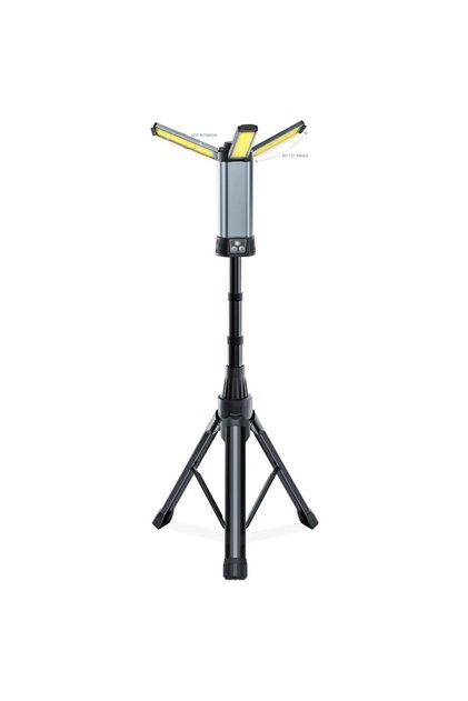 Trio Beam Lite 2000 Lumens Tripod Camping Light - Black