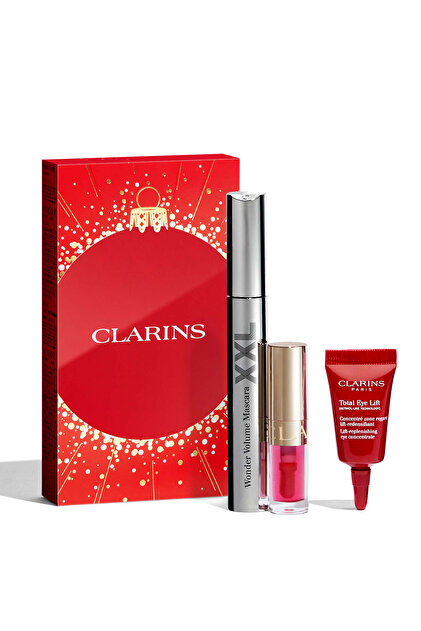 Clarins XXL WONDER VOLUME MASKARA - GÖZ VE DUDAK BAKIM YILBAŞI