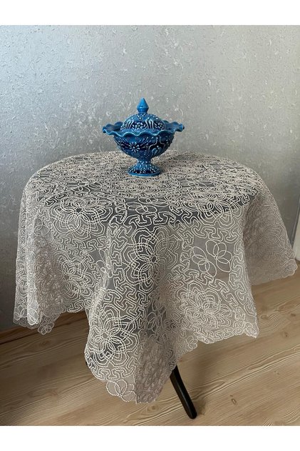 Fiskos Tablecloth Tulle Laced Dowry Holder