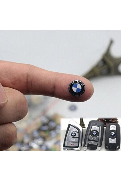 Bmw Uyumlu Anahtar Amblemi Logo 1 Adet 11 MM Damla Etiket A KALİTE