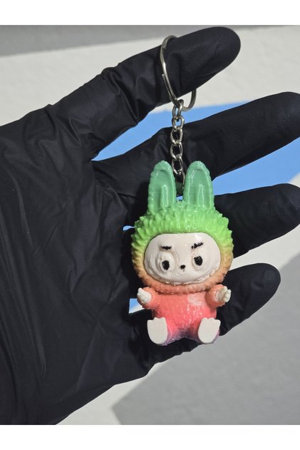 Labubuu Keychain Rainbow Gift - Car Keychain # 1.