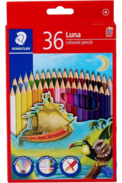 Luna Colouring Pencils - 36 Colours