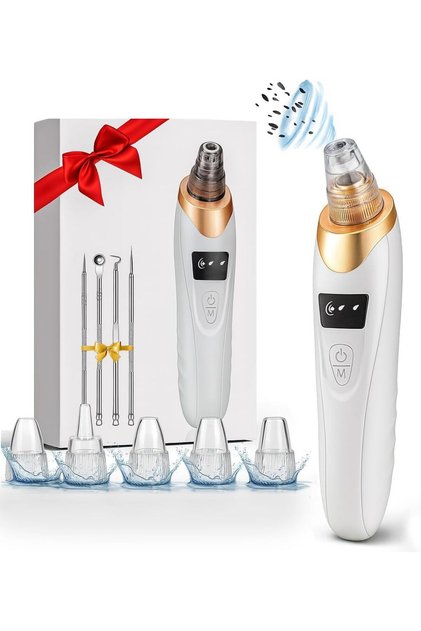 2025 Electric Blackhead Remover Vacuum - 5 Suction Levels, 5 Probes, USB Rechargeable