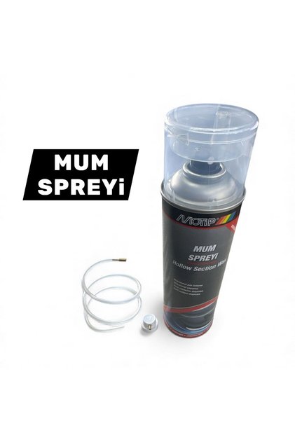 Mum Spreyi – Pas Ve Korozyon Koruyucu, Kapalı Profil Koruma Hortumlu 500ml
