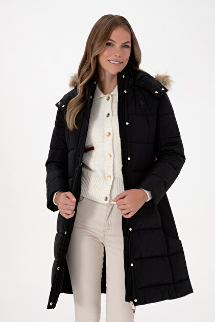 U.S. Polo Assn. Kadın Siyah Kaban 50308001-VR046 - Fiyatı, Yorumları