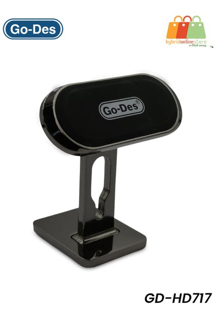 حامل هاتف مغناطيسي قوي للغاية GD-HD717 - يدور 360 درجة للسيارة والمنزل والمكتب