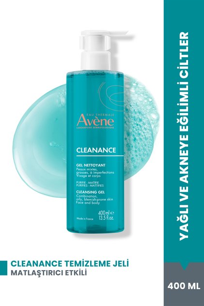 Cleanance Mattifying Cleansing Gel για λιπαρό και με τάση ακμής δέρμα 400 ml