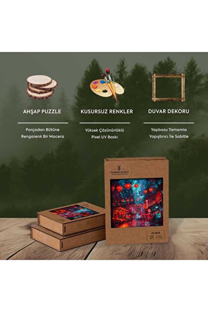 Timber Scent Çin Sokağı Ahşap Puzzle - Fiyatı, Yorumları