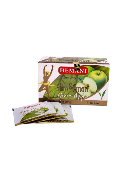 Slim & Smart Herbal Slim Tea with Green Apple Flavor – 20 Tea Bags
