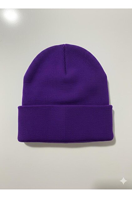 Unisex Basic Katlamalı Bere