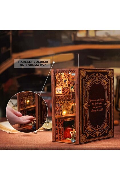 Timber Scent Infinity Bookstore 3D Puzzle Maket - Prime - Fiyatı