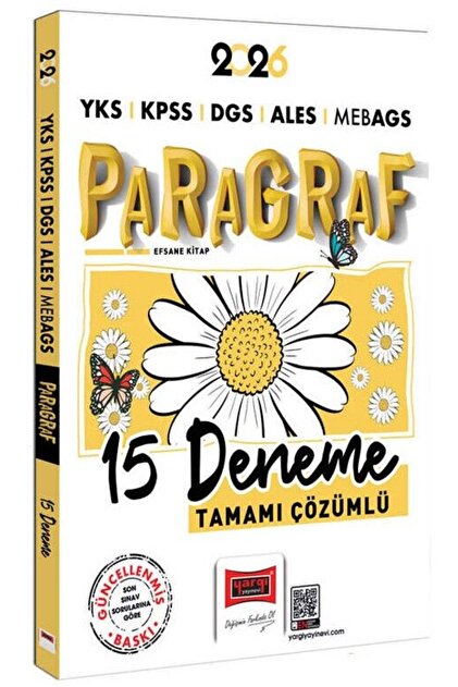 Yargı Yayınları Yargı YKS KPSS DGS ALES MEB-AGS Orijinal Paragraf
