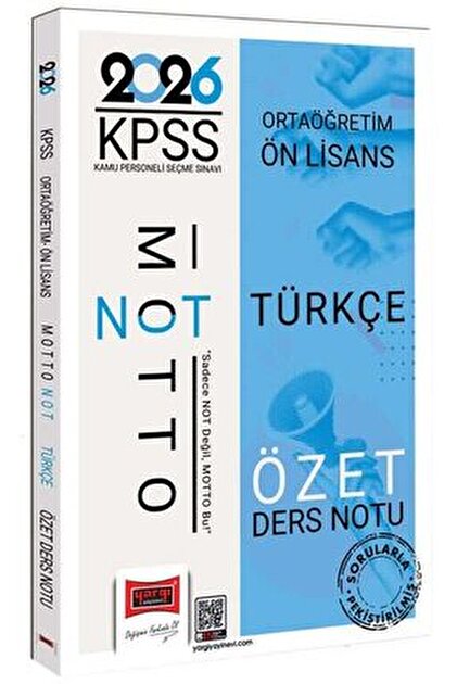 Kocakafa Yayınları EKPSS Ortaöğretim Türkçe Konu Anlatımlı Soru