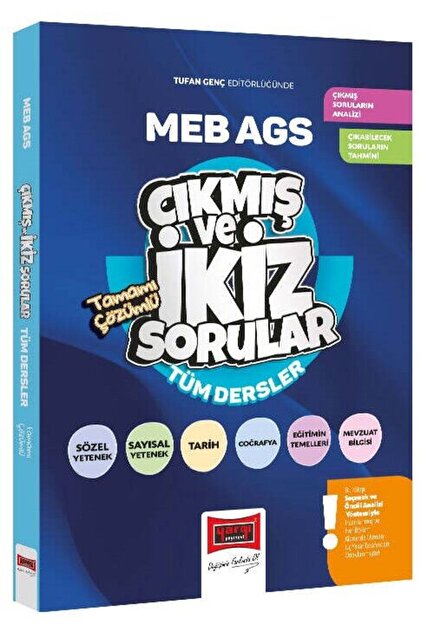 Yargı Yayınları Yargı 2026 MEB-AGS Tüm Dersler Çıkmış ve İkiz