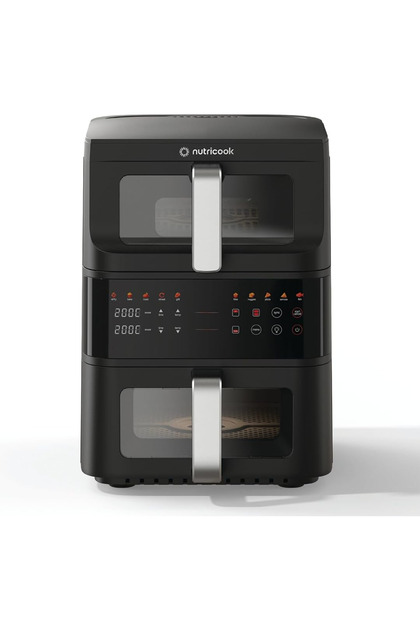 مقلاة هوائية DuoStack NC-AFDS240 (أسود) - 10 لتر، 10 برامج