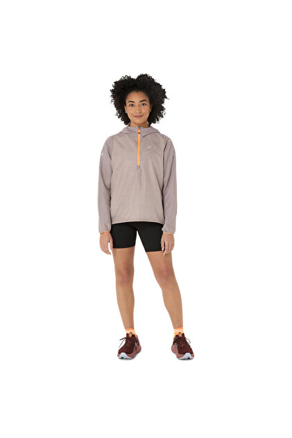 Asics FUJITRAIL PACKABLE WINDBREAKER Kadın Gri Ceket 2012D313-020