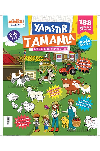 Turkuvaz Dergi YAPIŞTIR TAMAMLA SAYI 10 - Fiyatı, Yorumları