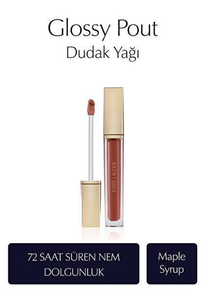 Glossy Pout Dudak Yağı - Renk: Maple Syrup