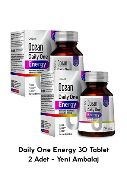 Ocean Daily One Energy 30 Tablet 2 Adet - Yeni Ambalaj - Fiyatı
