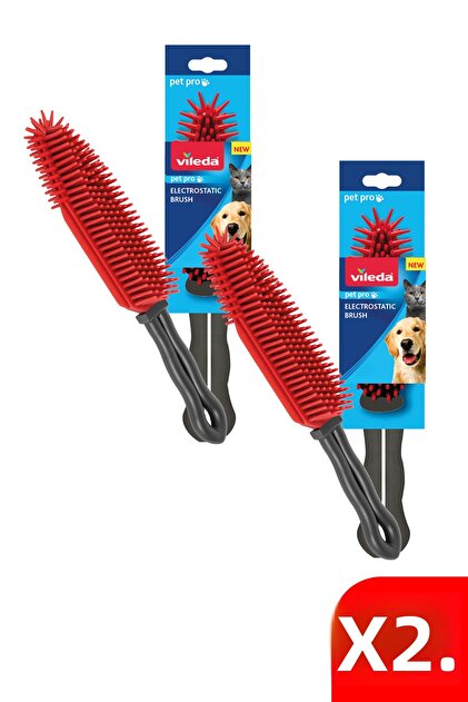 2 Pack Pet Pro Electrostatic Lint Roller Brush, Ideal for Tight Spaces, Washable, Long