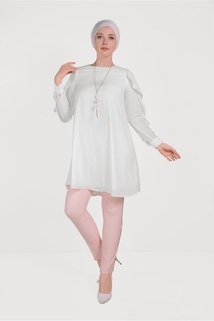 Tunic with Sleeves Frill 40565