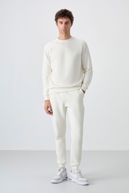 Andy Ecru Rose Gold Men's Tracksuit - 85190