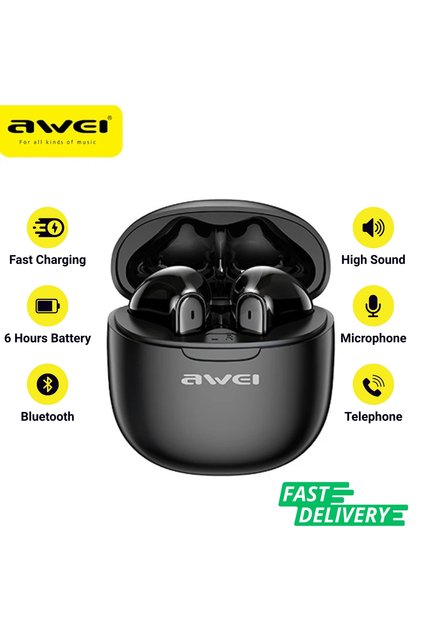 New Design T68 Bluetooth Earbuds, ENC with 4 Mics, Deep Bass HD Calls