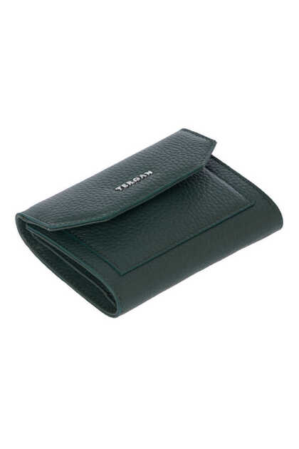 Green Genuine Leather Women's Wallet - S1Cb00005809-I5T