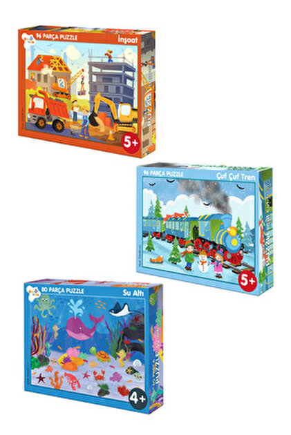 Bonkido 96 Parça, 5 Yaş Puzzle 