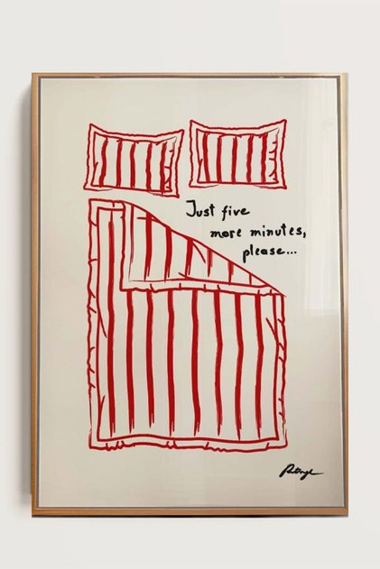 Poster - Yatak Odası Dekor Good Night Babe İyi geceler bebeim