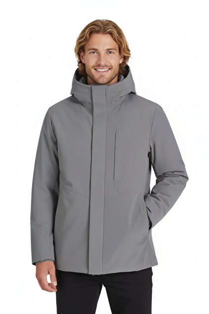 Jack & Jones JJEKEEN JACKET Erkek Mont Kaban Gri 12278781 - Fiyatı