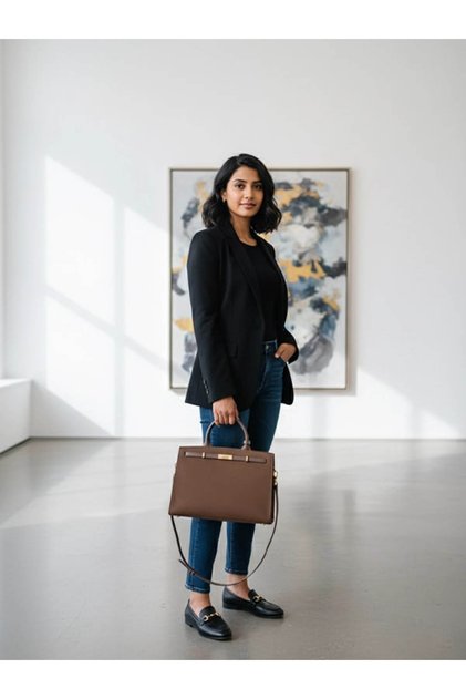 Hudson Model Genuine Leather Women's Bag - Luxurious and Stylish Hand/Shoulder Bag