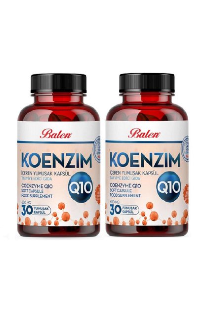 Coenzyme Q10 650 Mg 30 Soft Capsules X 2 Pieces