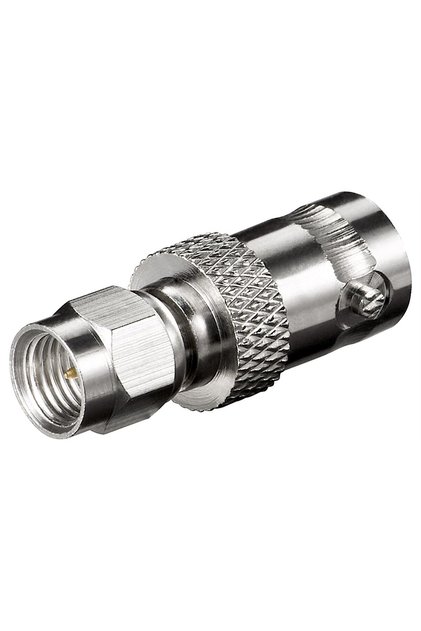 Adaptor SMA tata - BNC mama pini auriti pentru cablu RG 174/U 11856