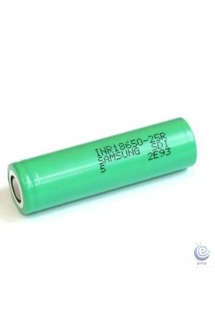 Acumulator industrial Li-ion terminal plat 18650 3.7V 2500mAh 20A INR18650-25R